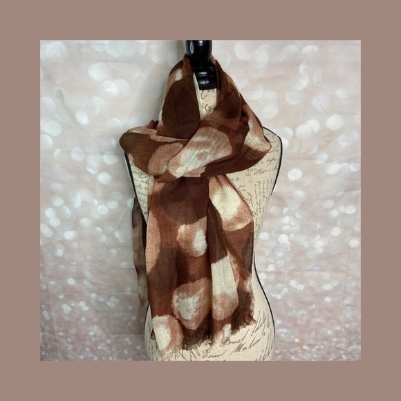 Oversized Semi-Sheer Scarf - Picture 1 of 2